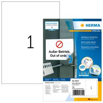 Herma A4 1-os siirrettävä
