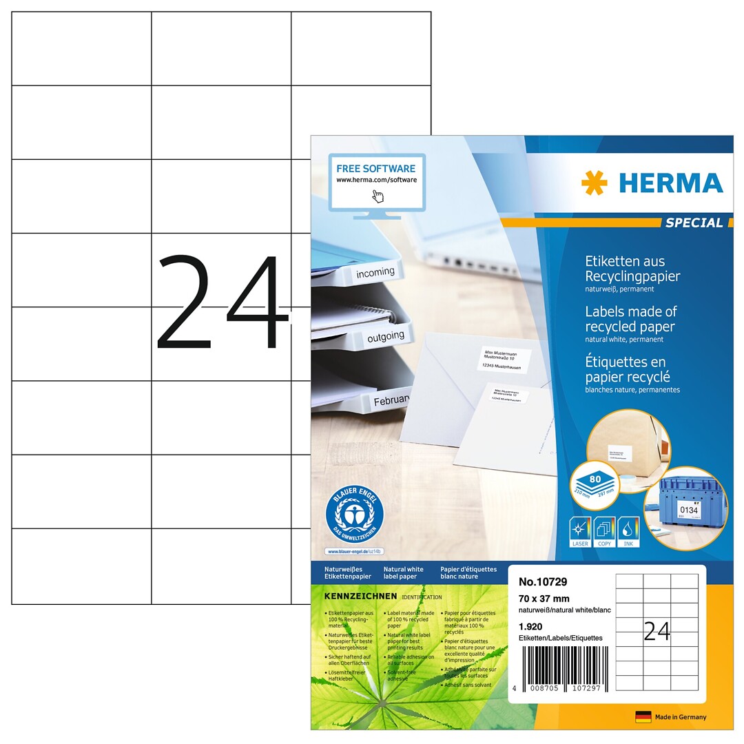 Herma Special 10729 A4/24-os kierrätysmateriaali