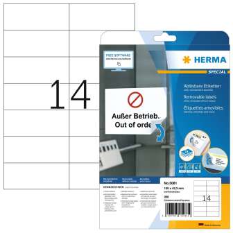 Herma Special 5081 A4/14-os siirrettävä