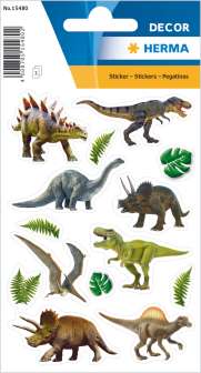 Herma tarra dinosaurukset