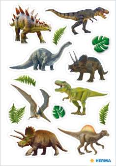 Herma tarra dinosaurukset