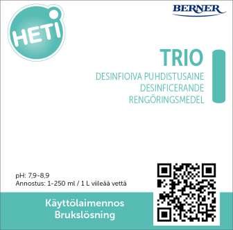 HETI Trio käyttöliuostarra