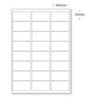 Hovat 64 x 34mm 24/ark