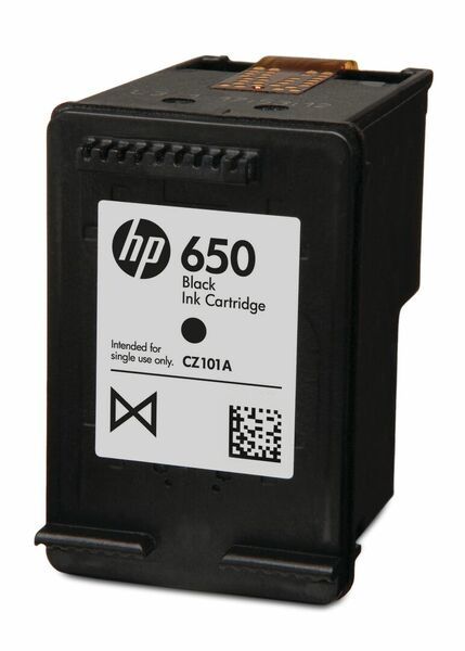 HP 650 musta DJ Ink Advantage