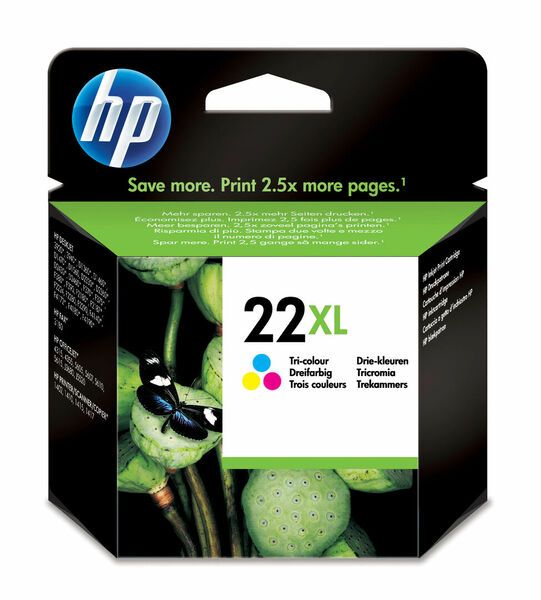 HP No 22XL 3-väri