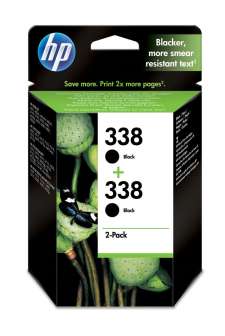 HP No 338 musta, 11ml, 2/pak