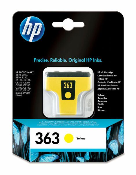 HP No 363 keltainen 6 ml