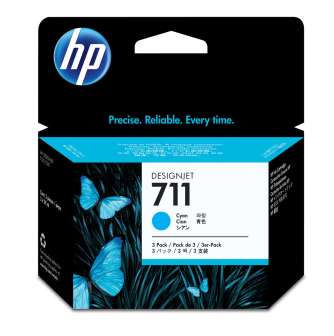 HP No 711 3 x cyan 29 ml