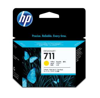 HP No 711 3x keltainen 29ml