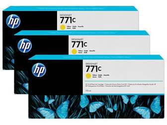 HP No 771C keltainen 3 x775ml