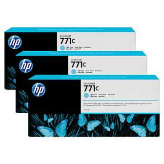 HP No 771C vaal.cyan 3 x 775ml