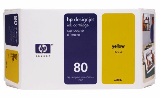 HP No 80 keltainen, 175ml