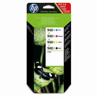 HP No 940XL mus+3-väripakkaus