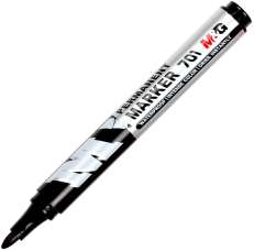 M&G 701 huopakynä musta 1,5mm