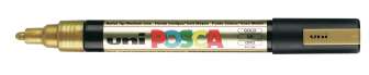 uni Posca Medium 1,8mm kulta