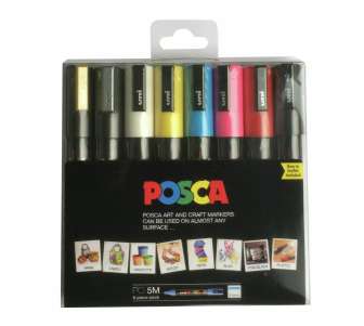 Huopakynäsarja uni-ball Posca