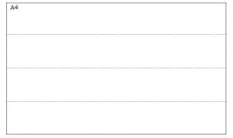 Hyllyetiketti valkoinen 4x11os 80g|2000kpl/ltk