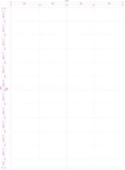 Hyllynreunaetiketti A4 101