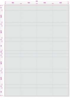 Hyllynreunaetiketti A4 90g slim