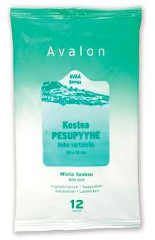 Ihonpesupyyhe 28x18cm 12kpl