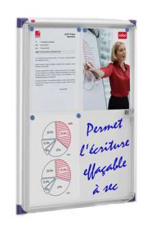 Ilmoitustaulu Nobo lukollinen 510x680x22mm