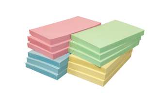 Viestilappu 76x127mm värilajitelma 100%