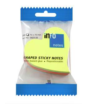 ! Info Notes viestilappu sydän