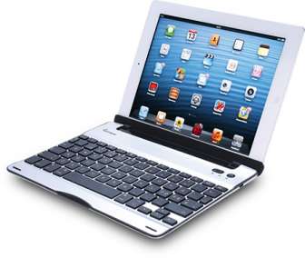 Isotech Ipad 2/4 näppäimistö Aluminium