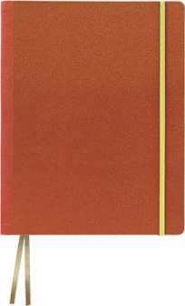 Ivory Arizona muistikirja 184x250mm, oranssi, viivat