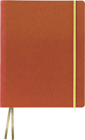 Ivory Arizona muistikirja 184x250mm, oranssi, viivat