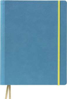 Ivory Arizona muistikirja 184x250mm, turkoosi, viivat