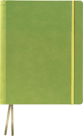 Ivory Arizona muistikirja 184x250mm, v.vihreä, viivat