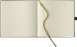 Ivory Calf muistikirja nahka 175x175mm, ruskea, blanko