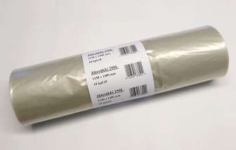 Jätesäkki LDPE kirkas 250L