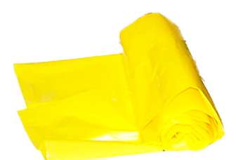 Jätesäkki keltainen 42L