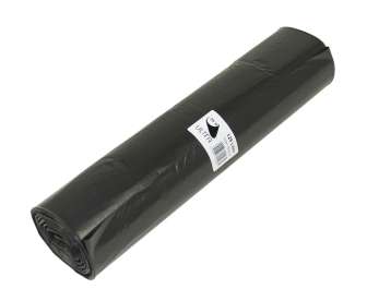 Jätesäkki LDPE COEX musta 125L (150L)