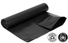 Jätesäkki xtra!LDPE musta 125L (150L)