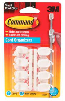 Johdonpidike Command Mini 8 pidikettä