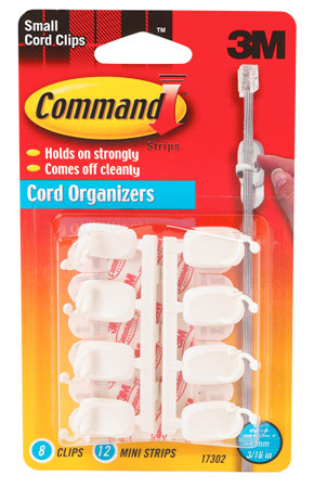 Johdonpidike Command Mini 8 pidikettä