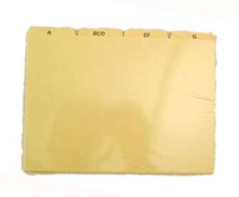 Johtokortti A205 A5,  A-Ö