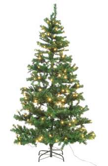 Joulukuusi 210cm vihreä LED