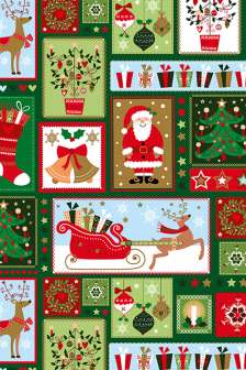 Joulupaperi Joulu vihreä 50cmx200m.