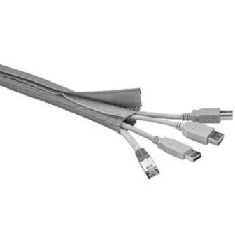 Kaapelien niputussukka nylon 1,8m tarranauha harmaa