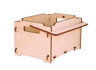 Kahvallinen säilytyslaatikko