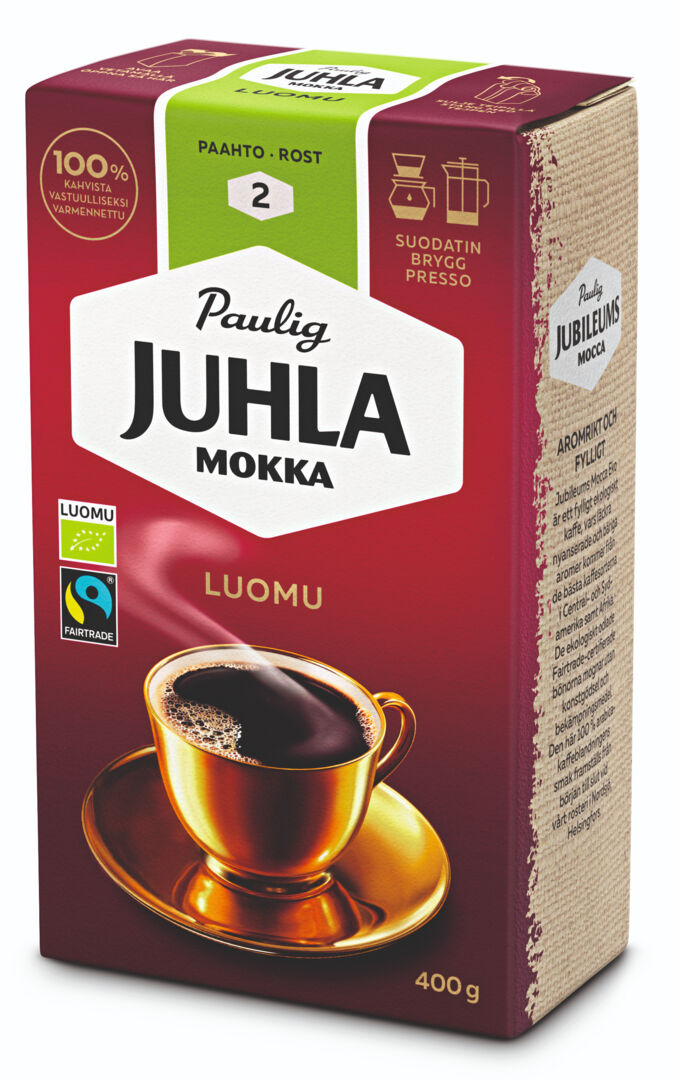 Kahvi Juhla Mokka Luomu 400g