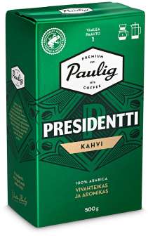 Kahvi Presidentti 500 g suodatinjauhatus