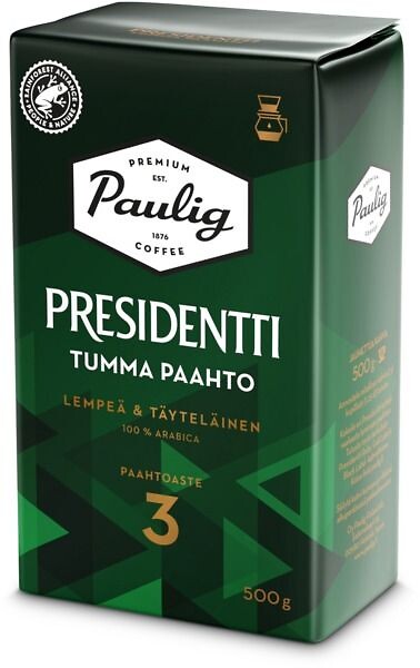 Kahvi Presidentti 500g Tumma Paahto