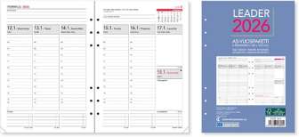 Leader-vuosipaketti A5, 6-reikäinen