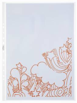 Kansiotasku A3 Office Depot PP ylhäätä auki 110 mircon 10/pa