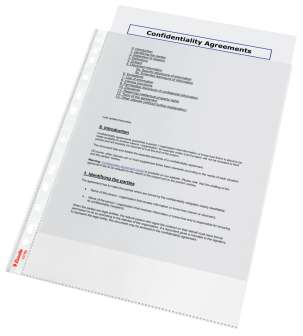 Kansiotasku A4/85mic ylhäältä auki